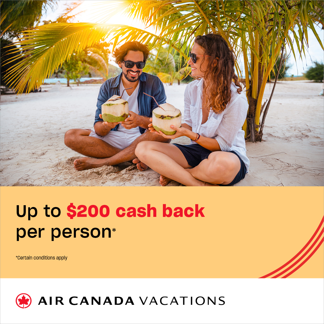 Start Summer Early with Air Canada Vacations Beach Getaways