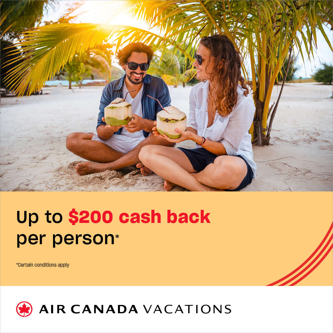 Start Summer Early with Air Canada Vacations Beach Getaways