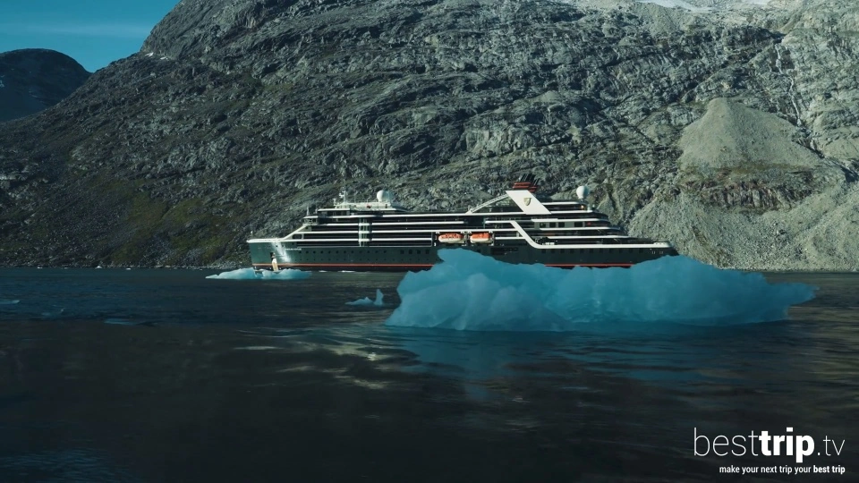 VIDEO: Dramatic Sailing Through One of the World’s Largest Fjords in the Arctic Aboard Seabourn Venture