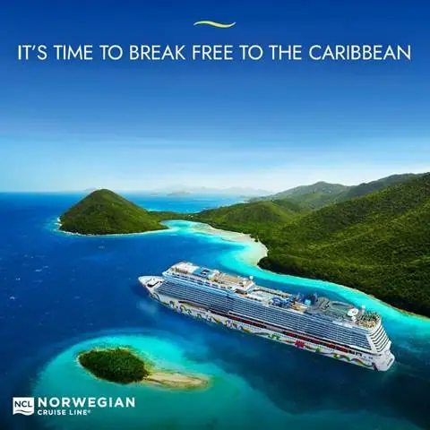 A cruise ship in the ocean