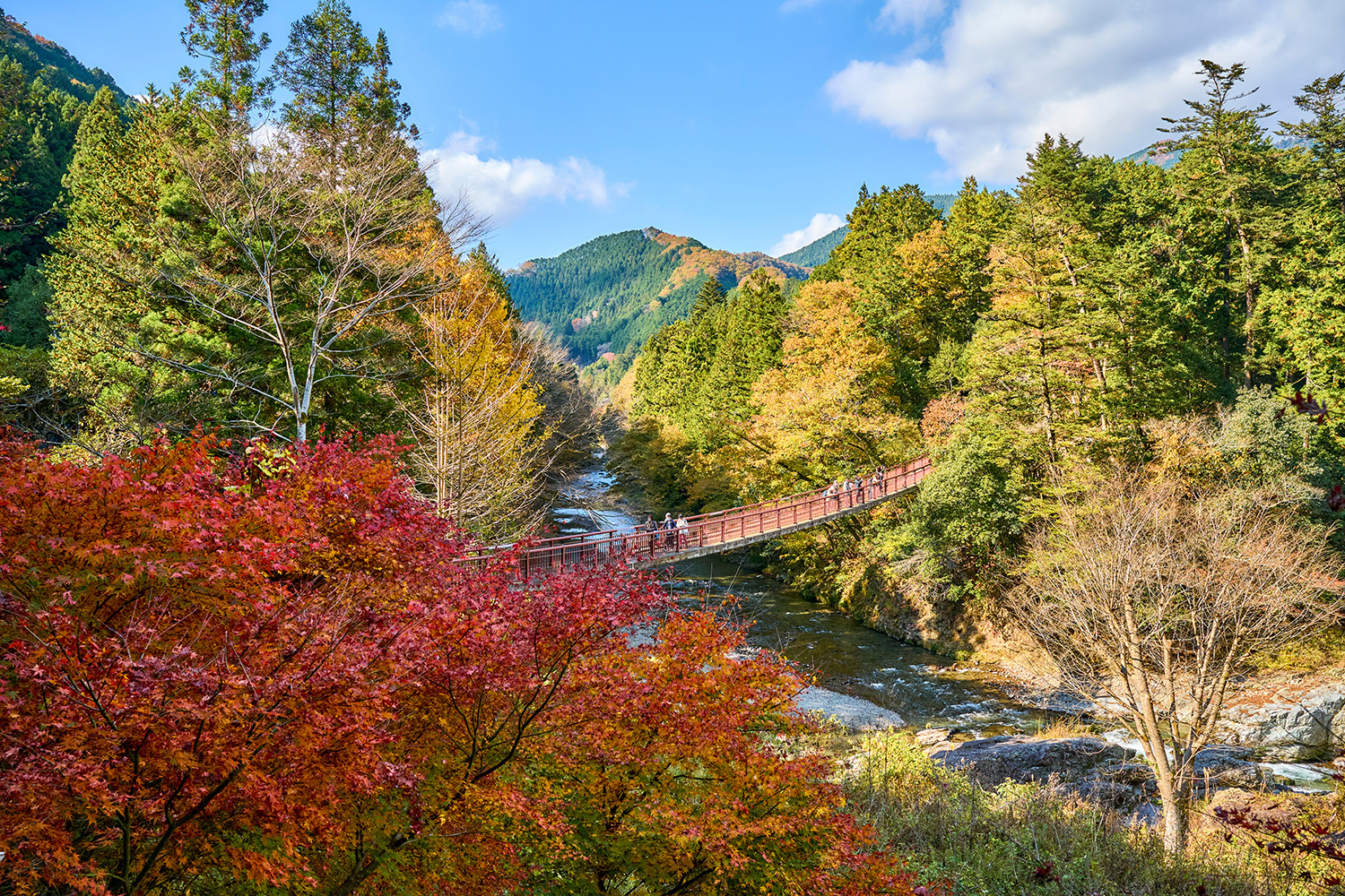 Akigawa Valley Ishibunebashi Bridge