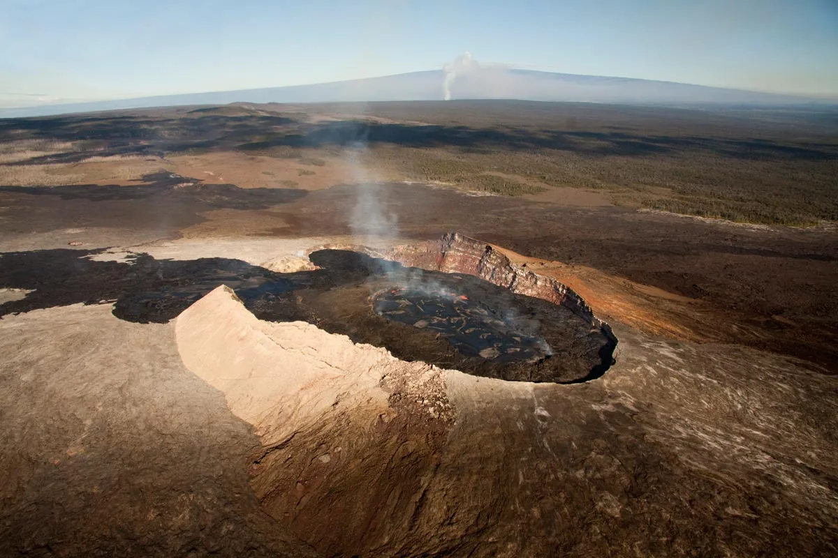 Get close to an active volcano at Hawaii Volcanoes National Park