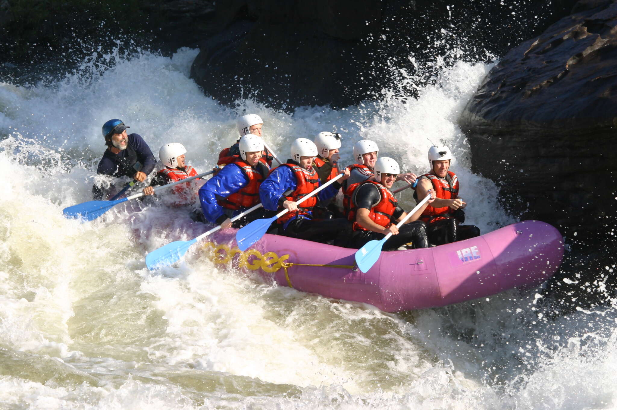 Experience exciting rapids at Songer Whitewater Rafting