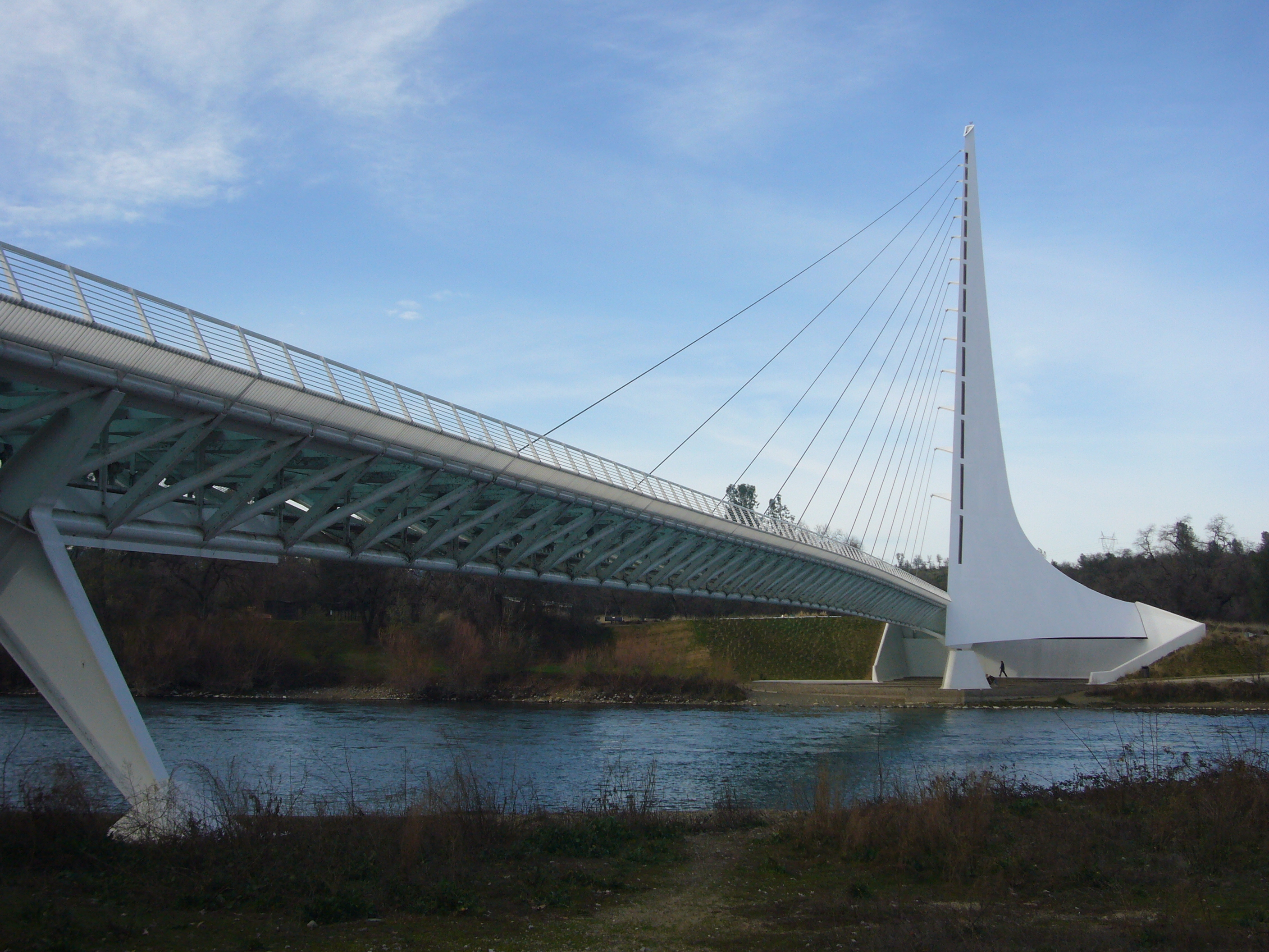 See a beautiful and functional work of art at Sundial Bridge