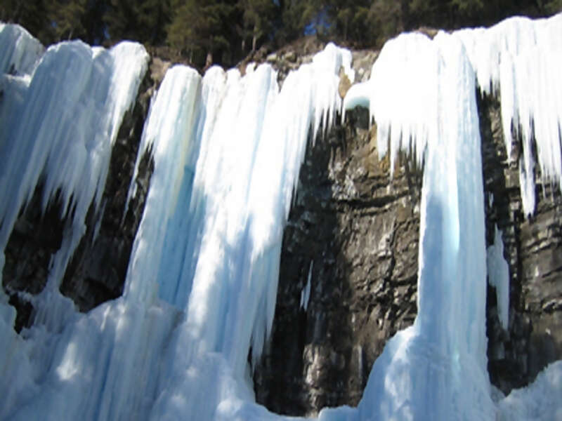Walk through time in Johnston Canyon, Alberta