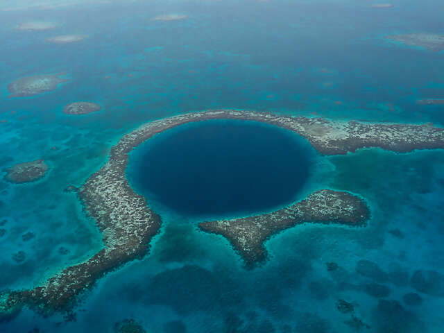 The Great Blue Hole of Belize
