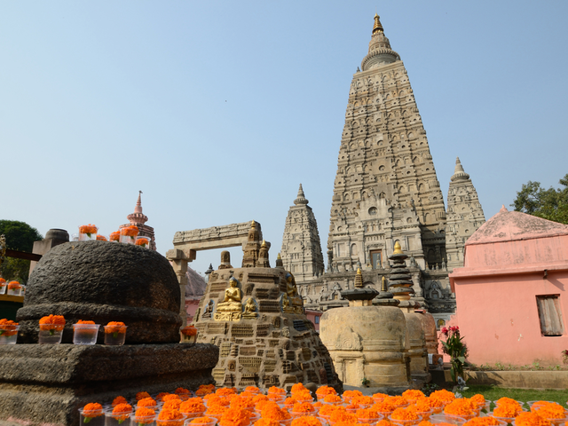 Mahabodhi Temple Complex at Bodh Gaya