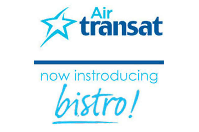 New Bistro Menu onboard Air Transat