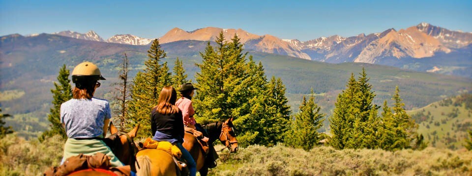 Go Horseback Riding in the Rockies With the Family