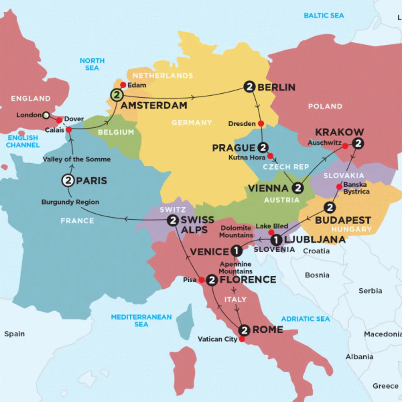 Lattitude Experience - 24 Days - European Trail