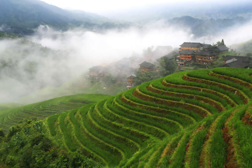 Guilin, China, one of the favorite tourist destinations of the locals