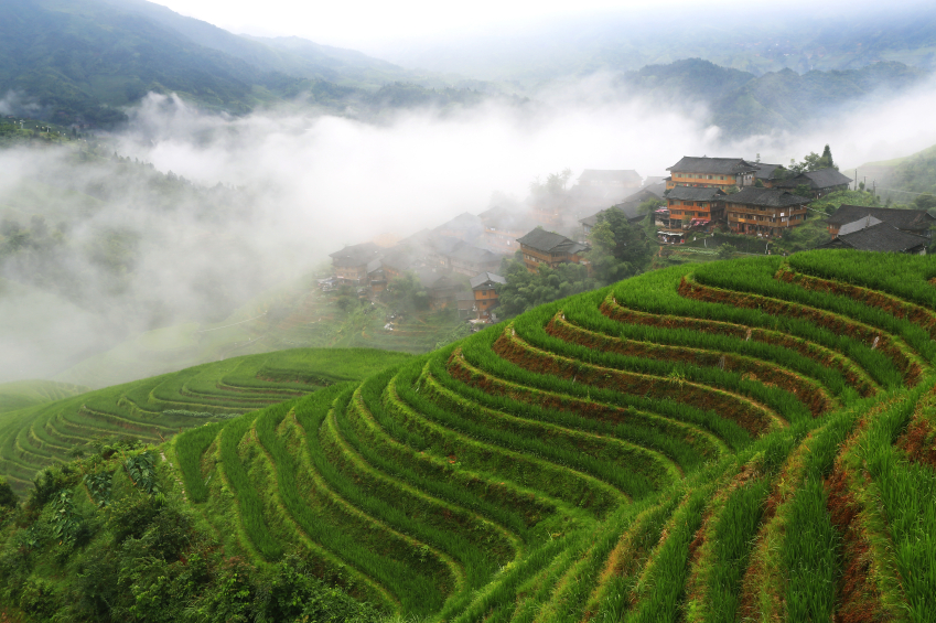 Guilin, China, one of the favorite tourist destinations of the locals