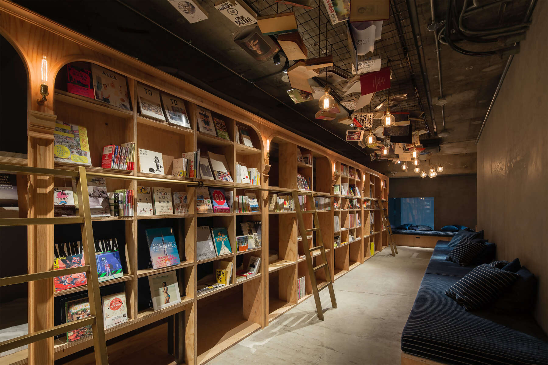 Sleeping in a Sea of Books, Is This Your Type of Accommodation?