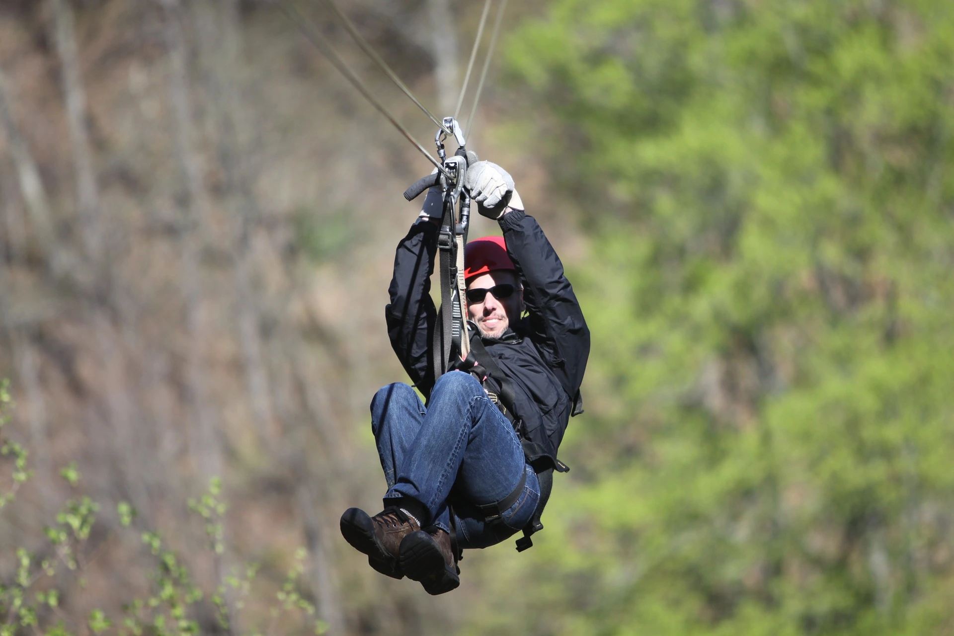 Zip, Splash, Peddle or Jump