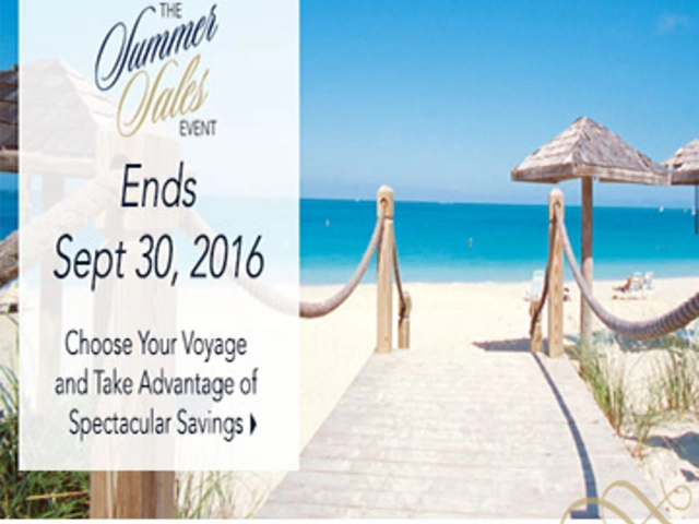 Oceania Cruises Summer Sales Event