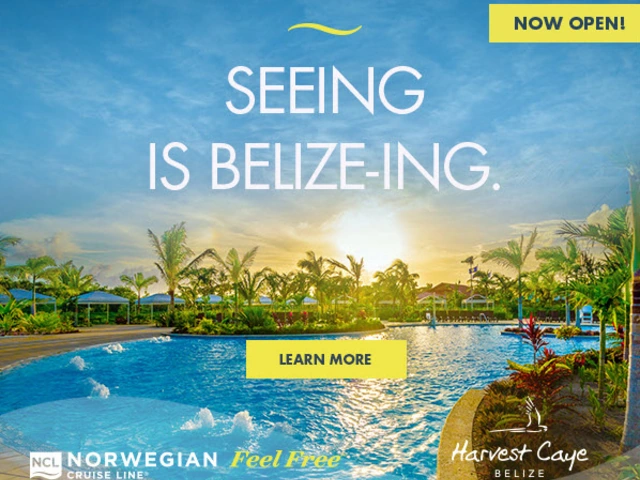 Harvest Caye in Belize - Swim-up Bar, 5 Restaurants, Zip lines and more!