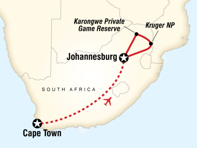 South Africa's Cape town & Kruger National Park