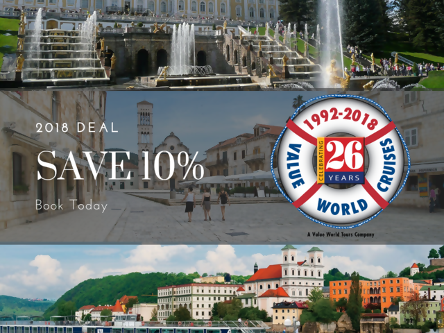 BOOK any 2018 Value River Cruise Through Trip Designs And Get 10% Off!