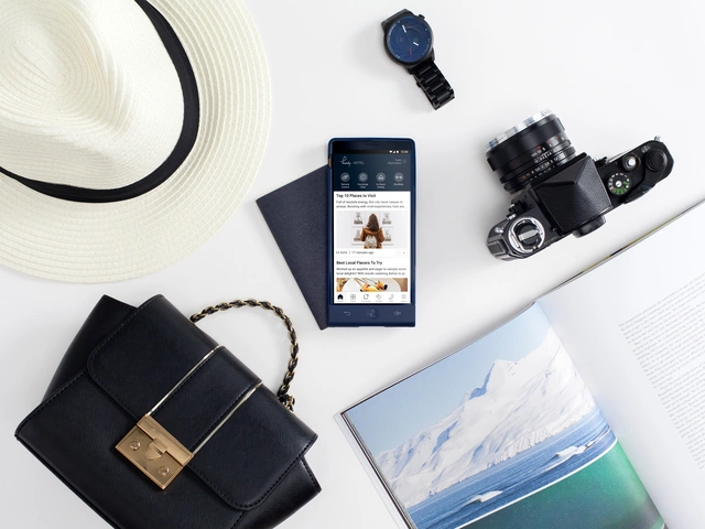 Handy smartphones in Hotels