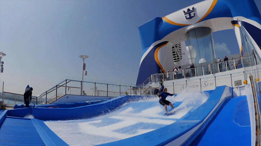 Surf’s Up on Royal Caribbean’s FlowRider