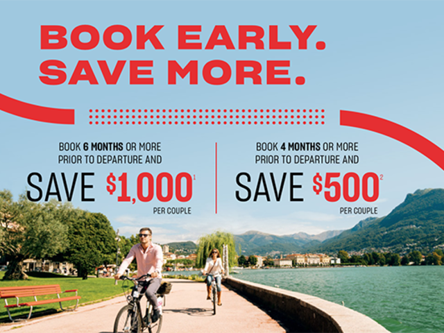 Air Canada Vacations: Book Europe Early and Save up to $1000