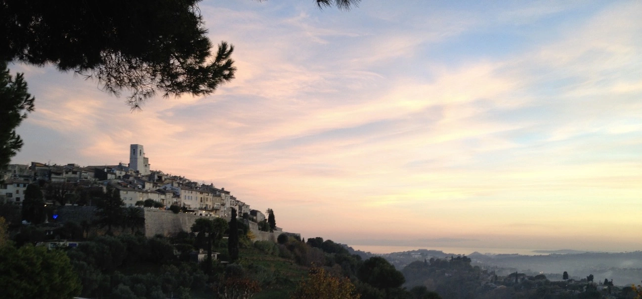 Sunset at St Paul de Vance.jpeg