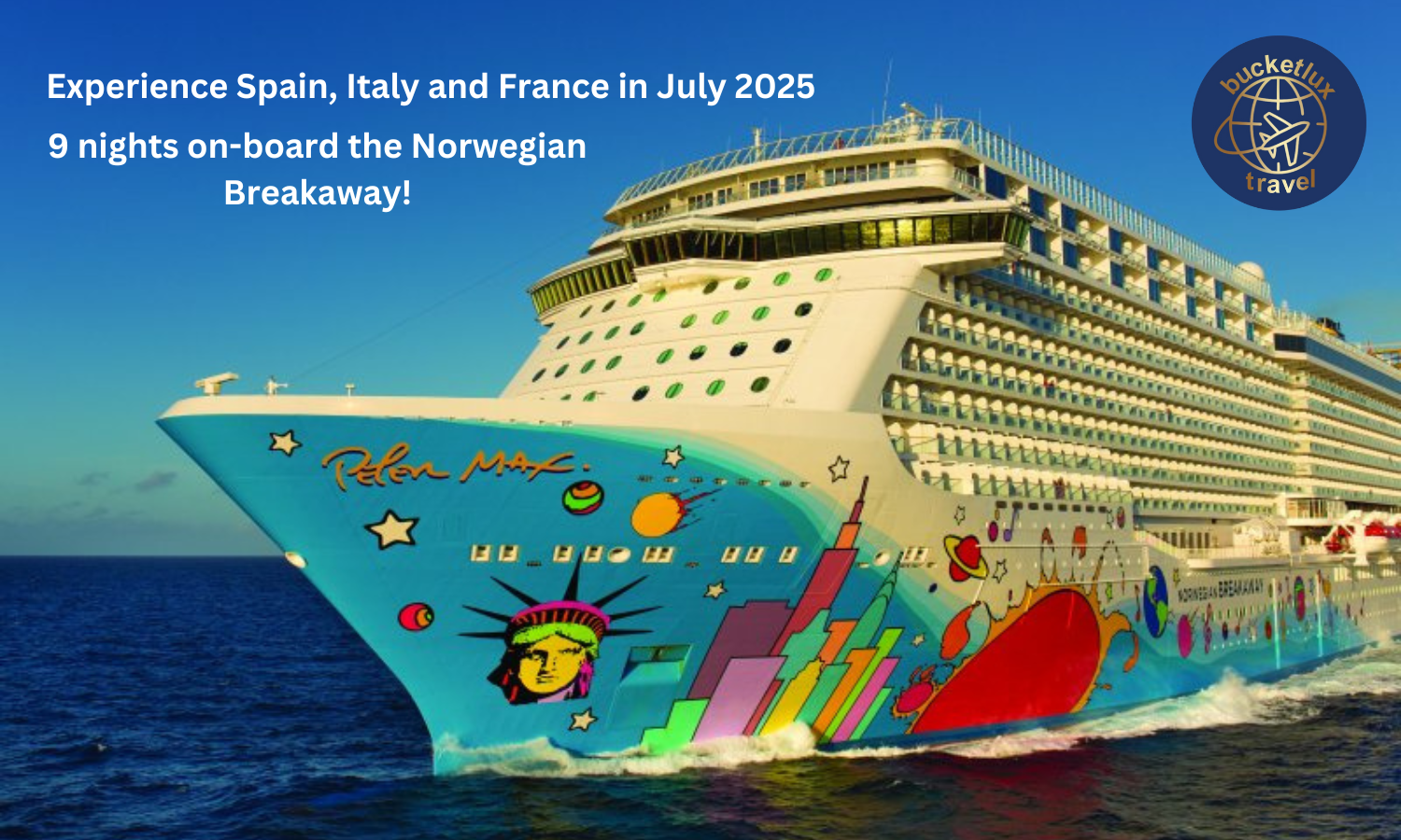 SORRY! This ship has sailed!   Cruise the Mediterranean Summer 2025!