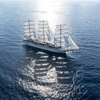 Sea Cloud Spirit to Homeport in Venice Grand Canal Summer 2025