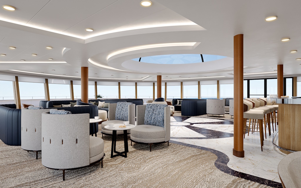 Windstar Cruises Unveils Stunning Interior Images of Newest Yacht, Star Seeker