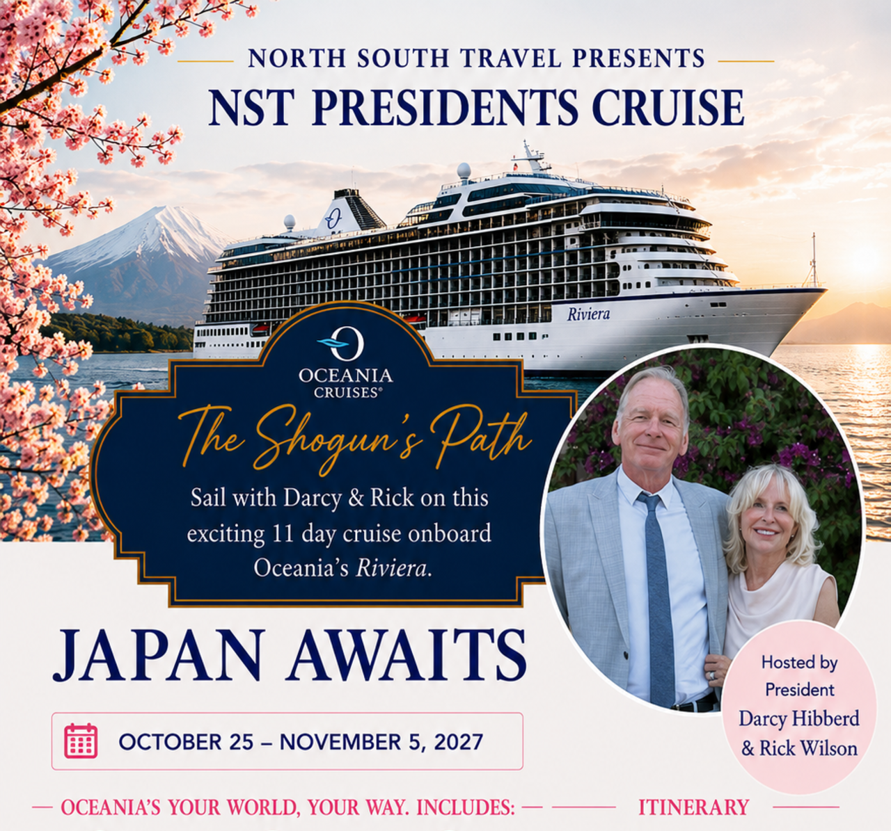 Japan Awaits: The Presidents’ Cruise with Oceania Cruises