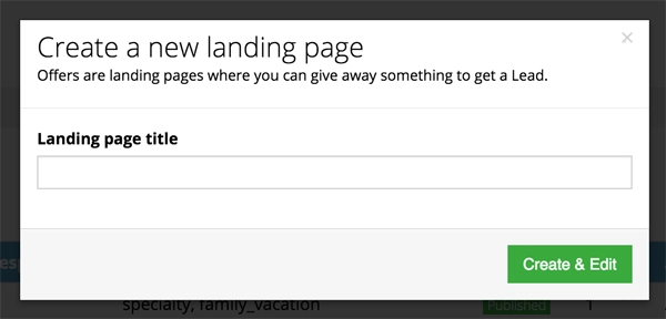 Adding Title to a Landing Page