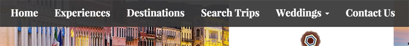 Top menu without blog link