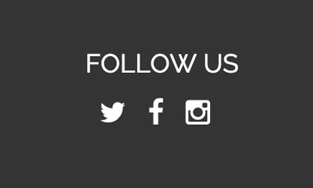 Footer with Instagram Link
