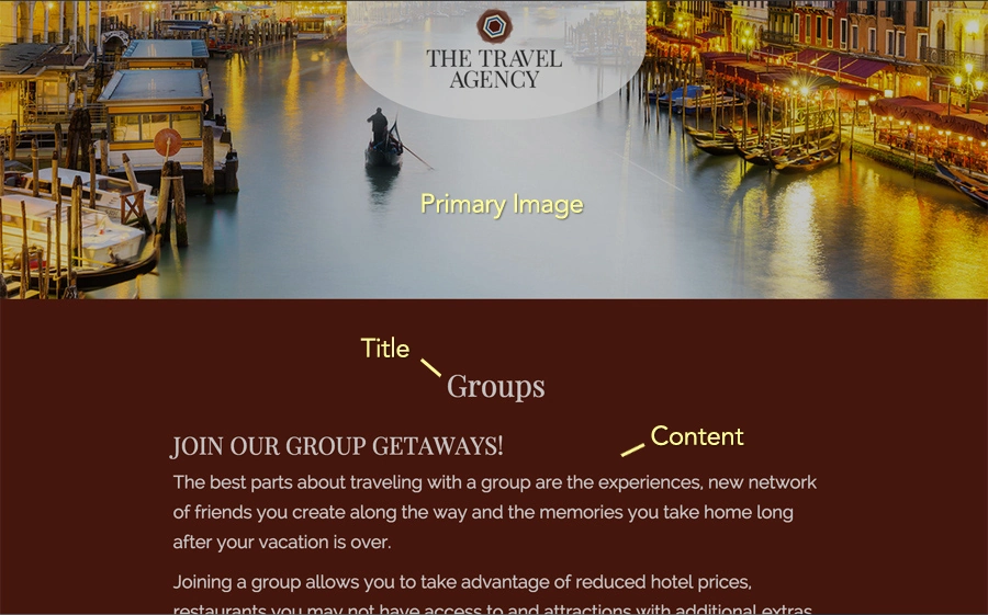 Group Page