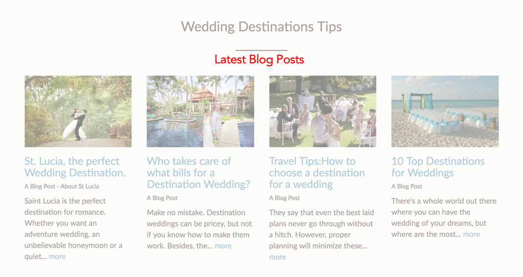 Wedding Destinations Tips