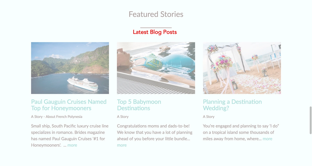 Blogs Section