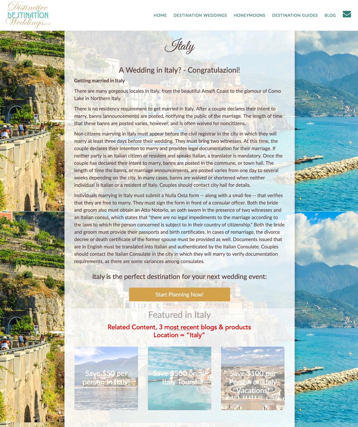 Italy Destination