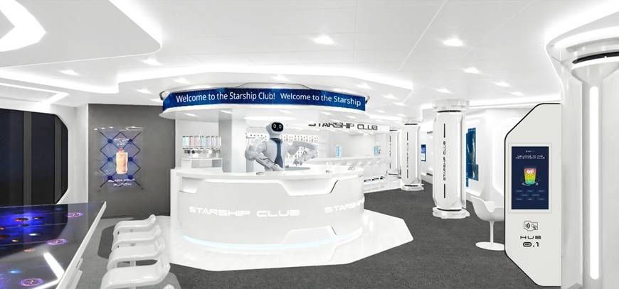 Drink a Cocktail Made by the World’s 1st Human-like Robot Bartender at Sea