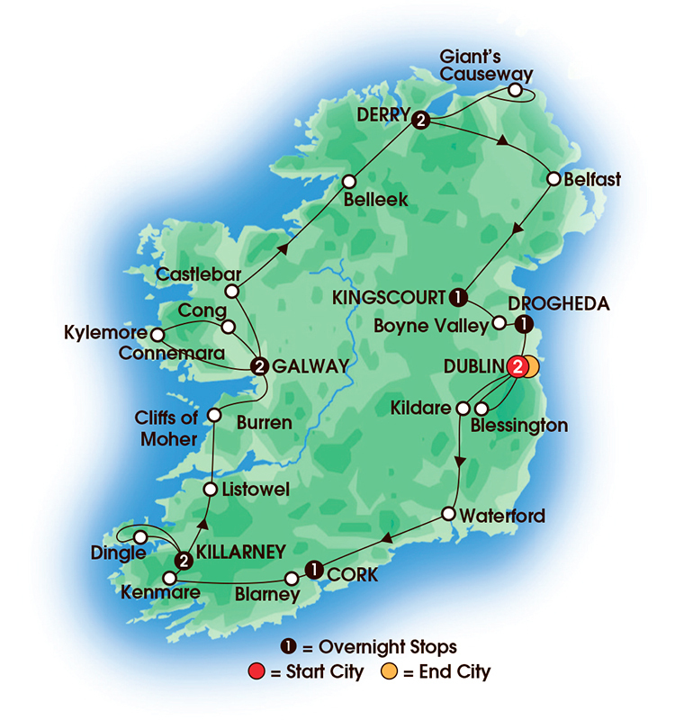2019 Self Drive Irish Odyssey - 12 Days/11 Nights