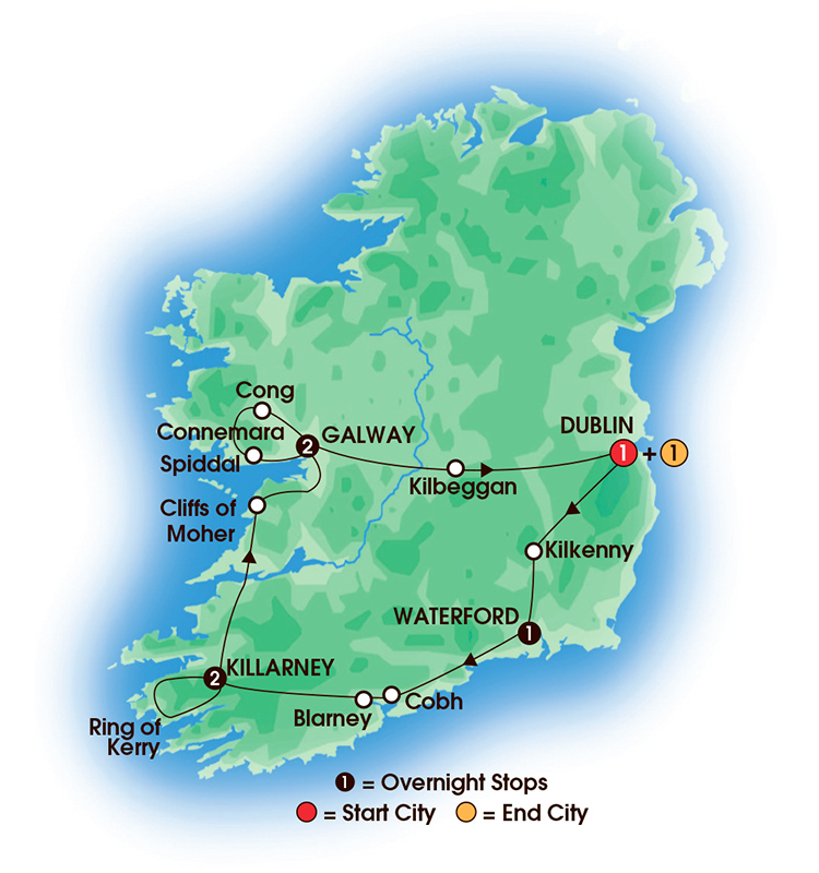 2020 Self Drive Irish Spirit - 8 Days/7 Nights