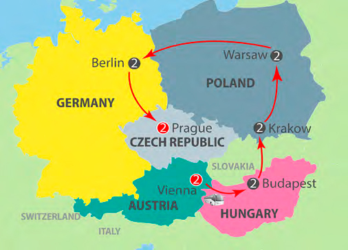 Eastern European Panorama 13 Day/12 night Coach Tour ~ K601