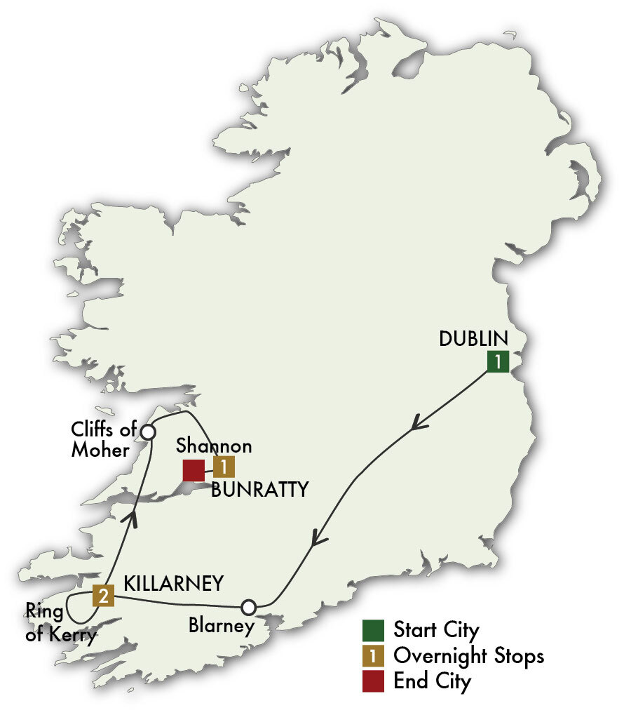 2020 Taste of Ireland (Tour C)- 5 Days/4 Nights