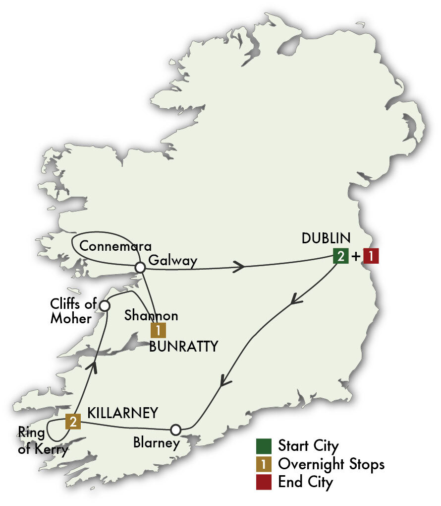 2019 Taste of Ireland (Tour A)- 7 Days/6 Nights