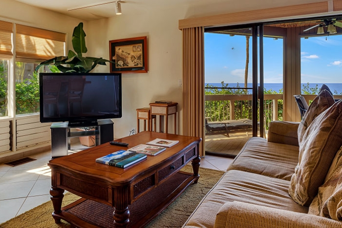 Castle Kanaloa At Kona living room