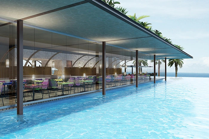 Hotel Xcaret Mexico pool