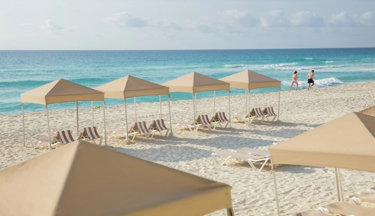 Crown Paradise Club Cancun beach