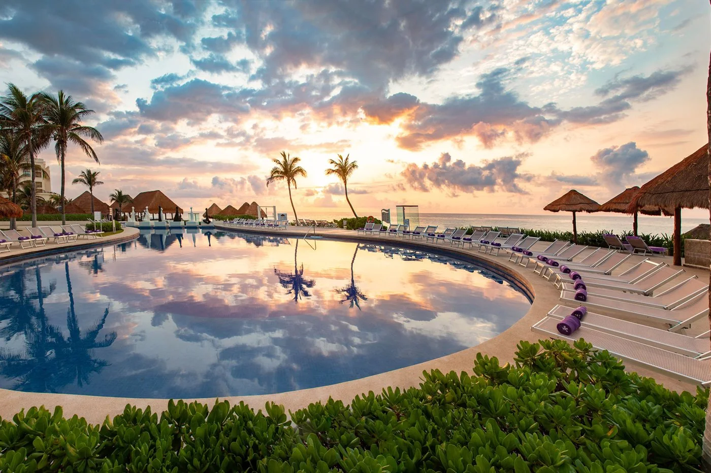 Paradisus Cancun Cancun, Mexico pool sunset