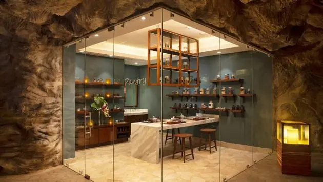Spa Cenote Pantry at Dreams Natura Resort & Spa.