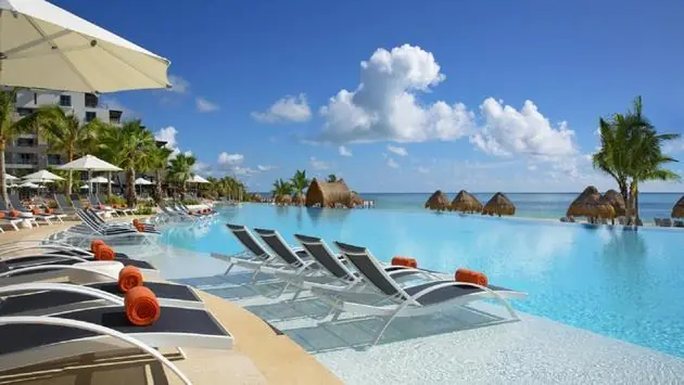 Infinity Pool at Dreams Natura Resort & Spa.