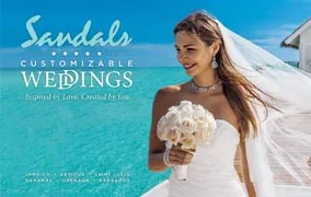 Sandals Customizable Wedding Planning Tool